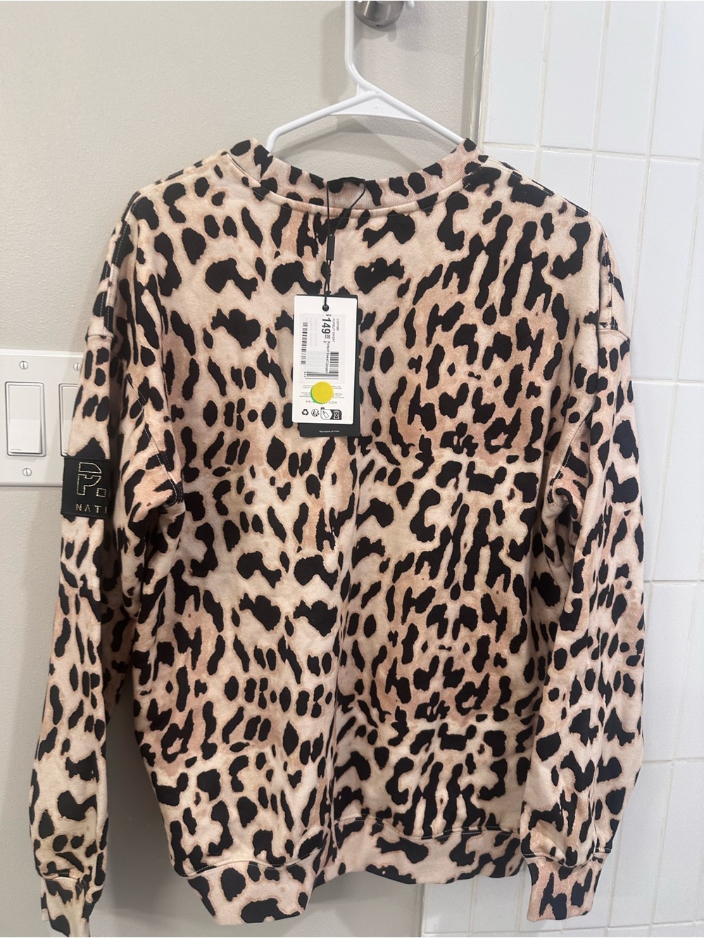 PE Nation Leopard Sweatshirt Small - Picture 2 of 4